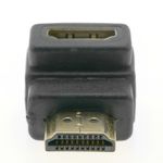 Adaptador HDMI de tipo HDMI-A macho a HDMI-A hembra acodado abajo - HD04700 - 05