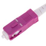 Cable de fibra óptica OM4 multimodo MMF simplex 50µm/125µm ST-SC de 2m - FP02300 - 07