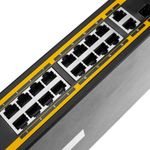 Switch PoE de red 10/100/1000 Mbps IEEE802.3af/at para rack 19" de 18 puertos y 1 SFP - RA07900 - 05