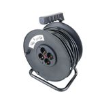 Enrollacables eléctrico de 4 schuko de 50 m - CH01500 - 01