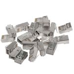 Pack de 20 unidades enchufe RJ45 de 8 clavijas cat.5E FTP de 8 pin de Lanberg PLS-5020EZ - RP16600 - 01
