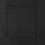 Delantal de camarero 56 x 47 cm negro de cintura mediano con 2 bolsillos 2-pack - MM10900 - 06