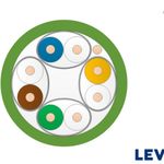 Bobina de Cable U/FTP Cat.6A Leviton, Sólido CU AWG23 LSZH CPR Cca Verde 305m - BC 1053 - 03