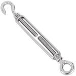 Tensor de cable de acero. Modelo anilla a gancho de rosca 8 mm - NY04400 - 03