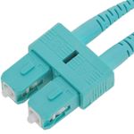 Cable OM3 de fibra óptica LC a SC multimodo duplex 50/125 de 10m - FY08700 - 07