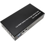 Multiplicador extensor HDMI de 2 puertos a través de cable ethernet Cat.5e hasta 50 m con IR - HB00100 - 01