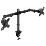 Soporte de mesa con brazos regulables para 2 pantallas hasta 27" VESA 75x75 100x100 - OU08600 - 01