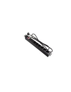 Regleta rack 19"; 6 X Schuko con interruptor y protección Lapara Networking