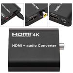Conversor de HDMI 4K a HDMI 4K con audio analógico, toslink y coaxial - VD05000 - 02