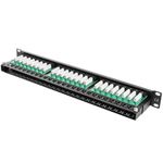 Patch panel 19" de 48 RJ45 CAT.5E UTP 1U Lanberg PPU5-1048-B - RD12900 - 03