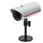 Cámara IP CMOS 1/4" SXGA 1.3 Megapixel 802.11 b/g IR resistente a salpicaduras - VT 1655 - 01