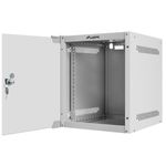 Armario Rack mural 10" 6U F310 280x310x336mm pared desmontado DIY blanco Lanberg - TR19000 - 02