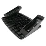 Reposapiés con plataforma ajustable de plástico negro 450 x 350 mm - AG00400 - 03