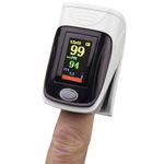 Oxímetro de dedo para la medición de saturación de oxígeno y ritmo cardíaco con pantalla OLED - KD03200 - 03