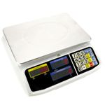 Balanza mostrador de sobremesa con bandeja de 300x205 mm Báscula de tienda de 30 Kg - BV08400 - 01