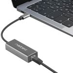 Adaptador ethernet USB-C a RJ45 tarjeta de red Natec Cricket USB 3.1 1Gbps NNC-1925 - NT38800 - 02