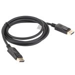 Cable Lanberg DisplayPort 1.2 macho a DisplayPort 1.2 macho 1.8m 4k negro CA-DPDP-10CC-0018-BK - DP10400 - 03