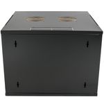 Armario rack 19" mural de 9U negro SOHOrack 540x450x448 mm - WY01300 - 03