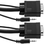 Super cable VGA con jack de audio de 3,5 mm macho macho de 10 m - VZ00500 - 06