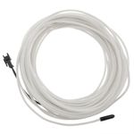 Cable electroluminiscente blanco-azul de 3.2mm en bobina 5m de cable con pilas - NW04400 - 08