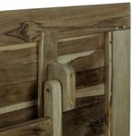Mesa plegable 135 x 85 cm para jardín exterior de madera de teca certificada - S107600 - 09