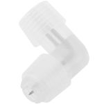 Conector tubo-tubo en forma de L de 2 pin para cables de 1 cm de diámetro con protectores y fundas termoretráctiles - NL07400 - 01