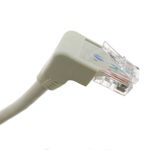 Cable de red de categoría 6 Cat.6 RJ45 acodado UTP 24AWG LAN de 5 m - RJ09600 - 04