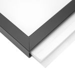 Portacarteles A3 color negro para poste separador - BB04100 - 08