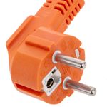 Prolongador de cable eléctrico schuko macho a hembra de 3 m rojo - CG01200 - 08