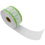 Rollo bobina de 1000 etiquetas adhesivas test de seguridad eléctrica 38x25mm - SD01700 - 04