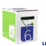 Bobina de Cable U/FTP Cat.6A Leviton, Sólido CU AWG23 LSZH CPR Cca Verde 305m - BC 1053 - 02