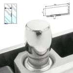 Pernio y bisagra fija superior de aluminio para puerta de cristal para cierrapuertas de suelo - LK08200 - 02
