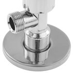 Llave de paso en escuadra cierre pistón regulable 1/2"-3/8" - KS18400 - 06