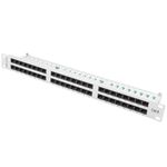 Patch panel 19" blanco de 48 RJ45 CAT.6 UTP 1U Lanberg PPU6-1048-S - RD13200 - 03