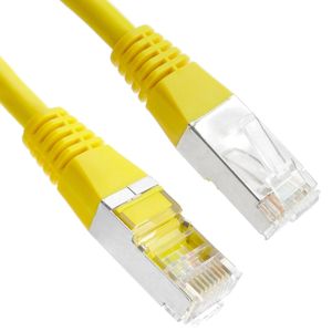 Cable de red ethernet Cat. 6 FTP de 0,5 m de color amarillo