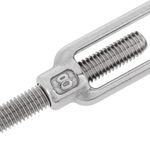 Tensor de cable de acero. Modelo anilla a gancho de rosca 8 mm - NY04400 - 05