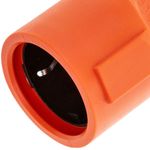 Prolongador de cable eléctrico schuko macho a hembra de 3 m rojo - CG01200 - 07