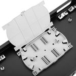 Patch Panel de fibra óptica 1U negro de 24 SC duplex - FQ01400 - 08