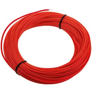 Cable electroluminiscente rojo de 2.3mm en bobina 25m
