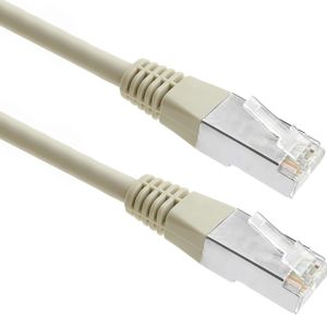 Cable de red ethernet Cat. 6a FTP de 20 m de color gris