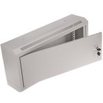 Armario rack mural 19'' 4U 600x150x288mm pared con puerta metálica SOHORack blanco - WR02500 - 01