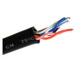 Bobina de cable de red ethernet Cat. 6 FTP de 100 m rígido de color negro para exterior - LM09100 - 02