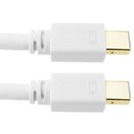 Cable mini Displayport MiniDP 1080p FullHD para audio y vídeo digital de 2m blanco - YP09200 - 03