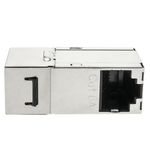 Conector keystone RJ45 hembra a RJ45 hembra Cat.6A FTP compacto metálico - RX03700 - 05