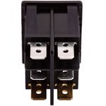 Interruptor luminoso basculante rojo dos canales DPDT 6 pin - TG12300 - 05