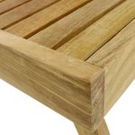 Bandeja para cama 55 x 35 x 5 cm plegable de madera de teca certificada - KZ11400 - 07