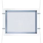 Marco cuadro iluminado por LED A2 670x495mm doble cara de metacrilato para cartel anuncio letrero - LX04600 - 01