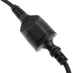 Prolongador de cable eléctrico schuko macho a hembra de 5 m negro IP44 - CG00300 - 06