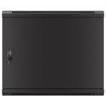 Armario Rack mural 19" 9U F450 600x450x512mm pared desmontado DIY negro Lanberg - WK32100 - 08