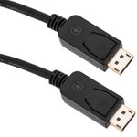 Cable Displayport 8K 1.4 macho a macho para transmisión de audio y video digital de 3 metros - YP10300 - 01